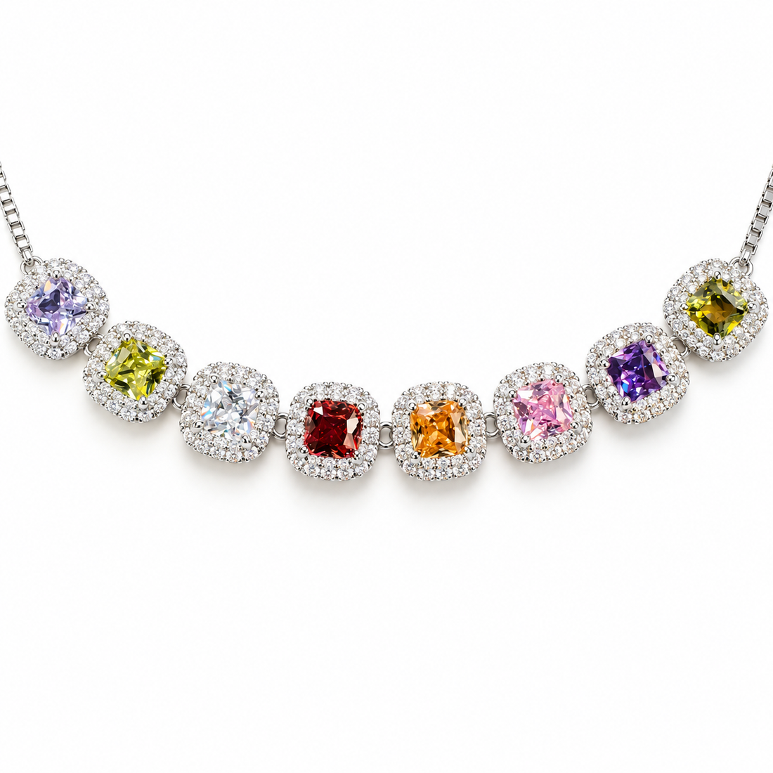 Prismatic Halo 14K/18K Gold-Plated Adjustable Bracelet