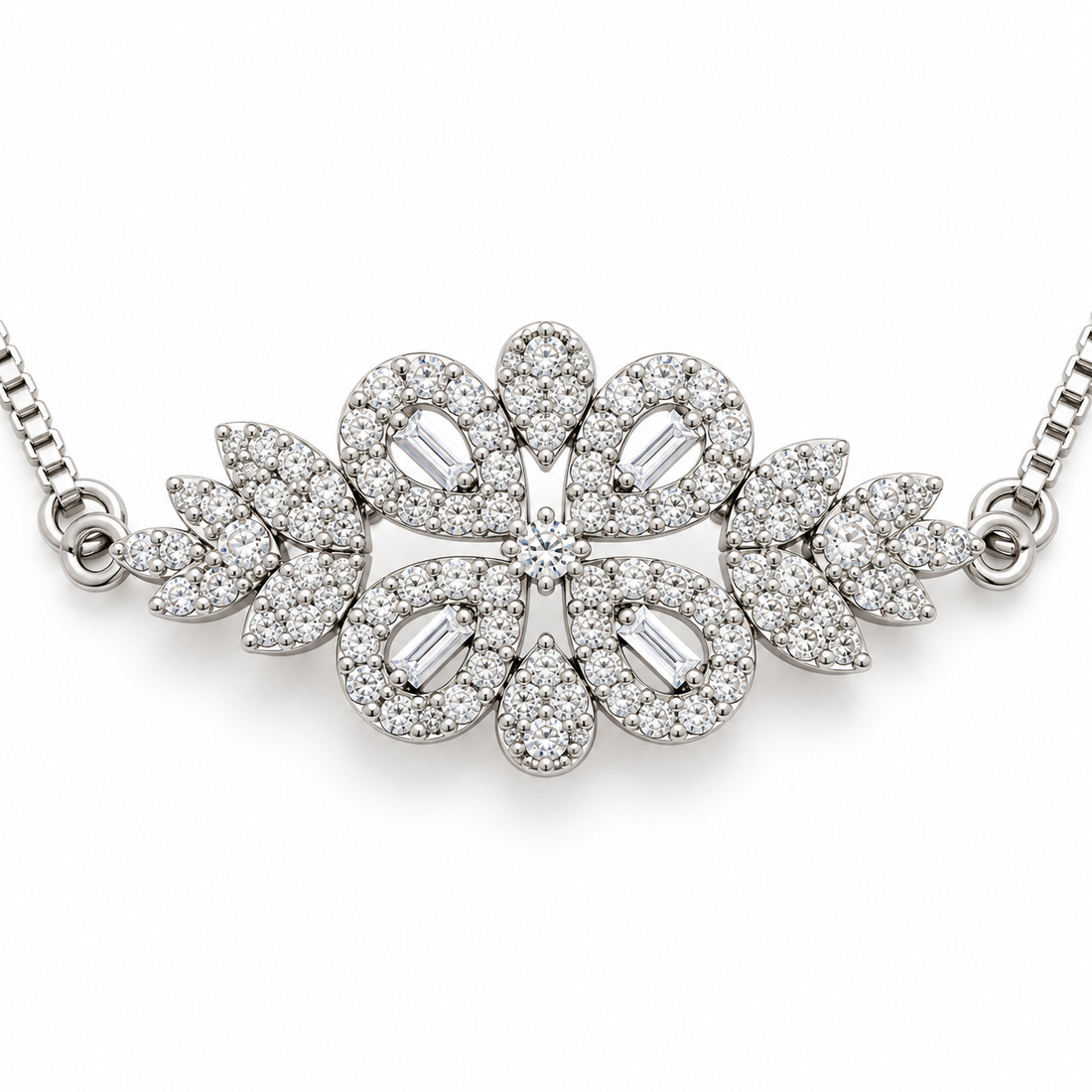 Fleur de Lumière 14K/18K Gold-Plated Floral Bolo Bracelet