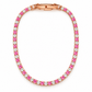Rosé Radiance 14K/18K Gold-Plated Tennis Bracelet