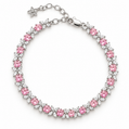 Blush Petal 14K/18K Gold-Plated Floral Bracelet