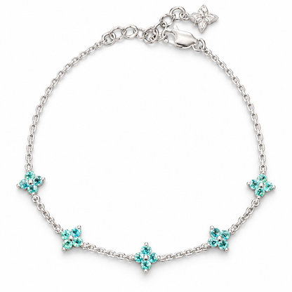 Petite Fleur 14K/18K Gold-Plated Floral Bracelet