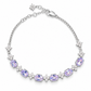 Lavender Éclat 14K/18K Gold-Plated Floral Bracelet