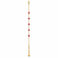 Petite Fleur 14K/18K Gold-Plated Floral Bracelet