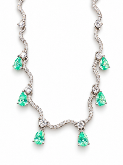 Serpentine Éclat 14K/18K Gold-Plated Teardrop Necklace