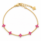 Petite Fleur 14K/18K Gold-Plated Floral Bracelet