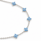 Petite Fleur 14K/18K Gold-Plated Floral Bracelet