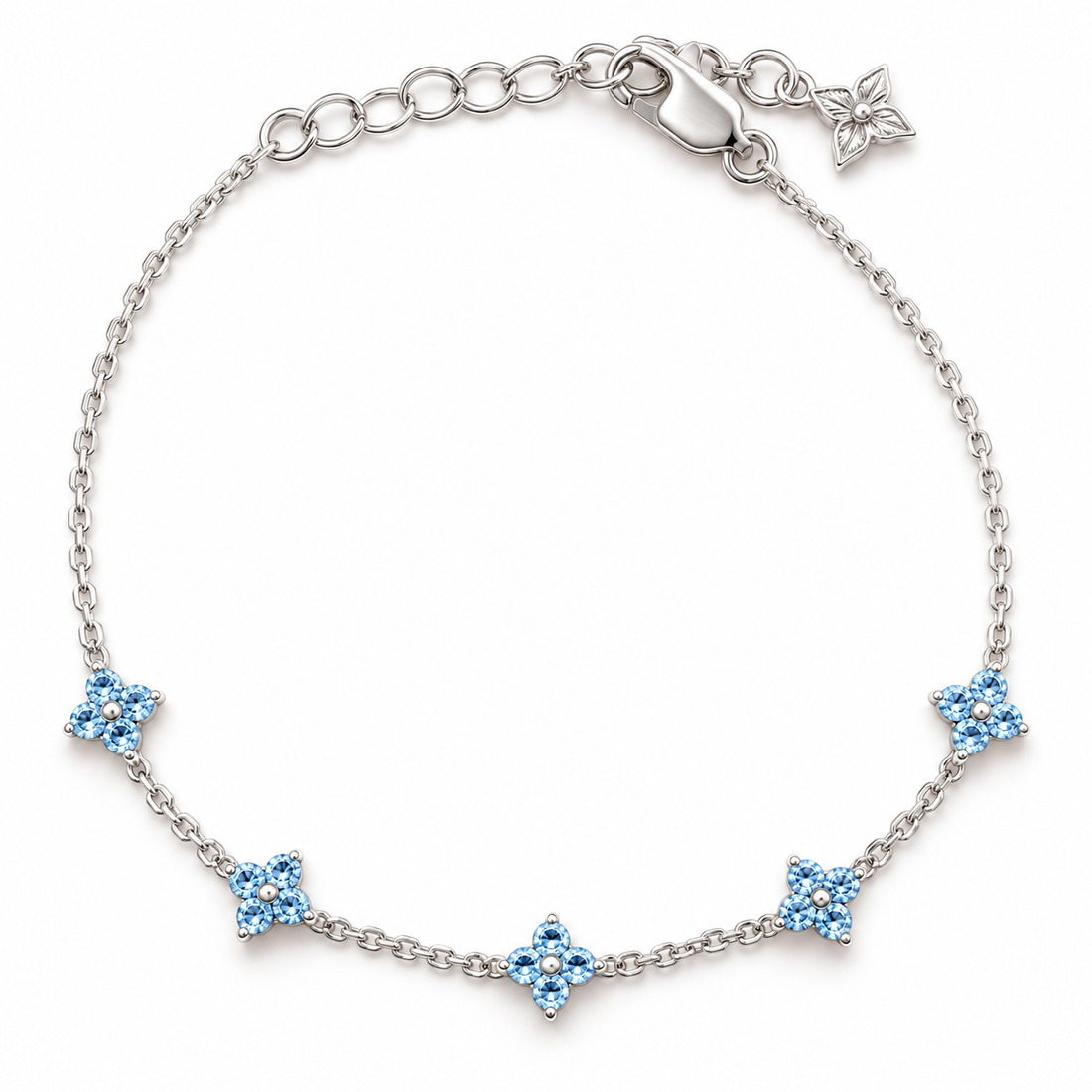 Petite Fleur 14K/18K Gold-Plated Floral Bracelet