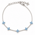 Petite Fleur 14K/18K Gold-Plated Floral Bracelet