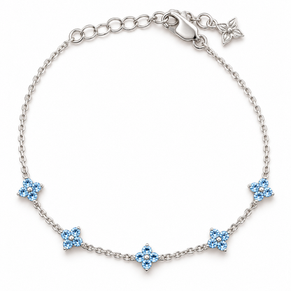 Petite Fleur 14K/18K Gold-Plated Floral Bracelet