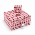 Luxe Tweed Jewelry Box Set with Mini Travel Case & Mirror