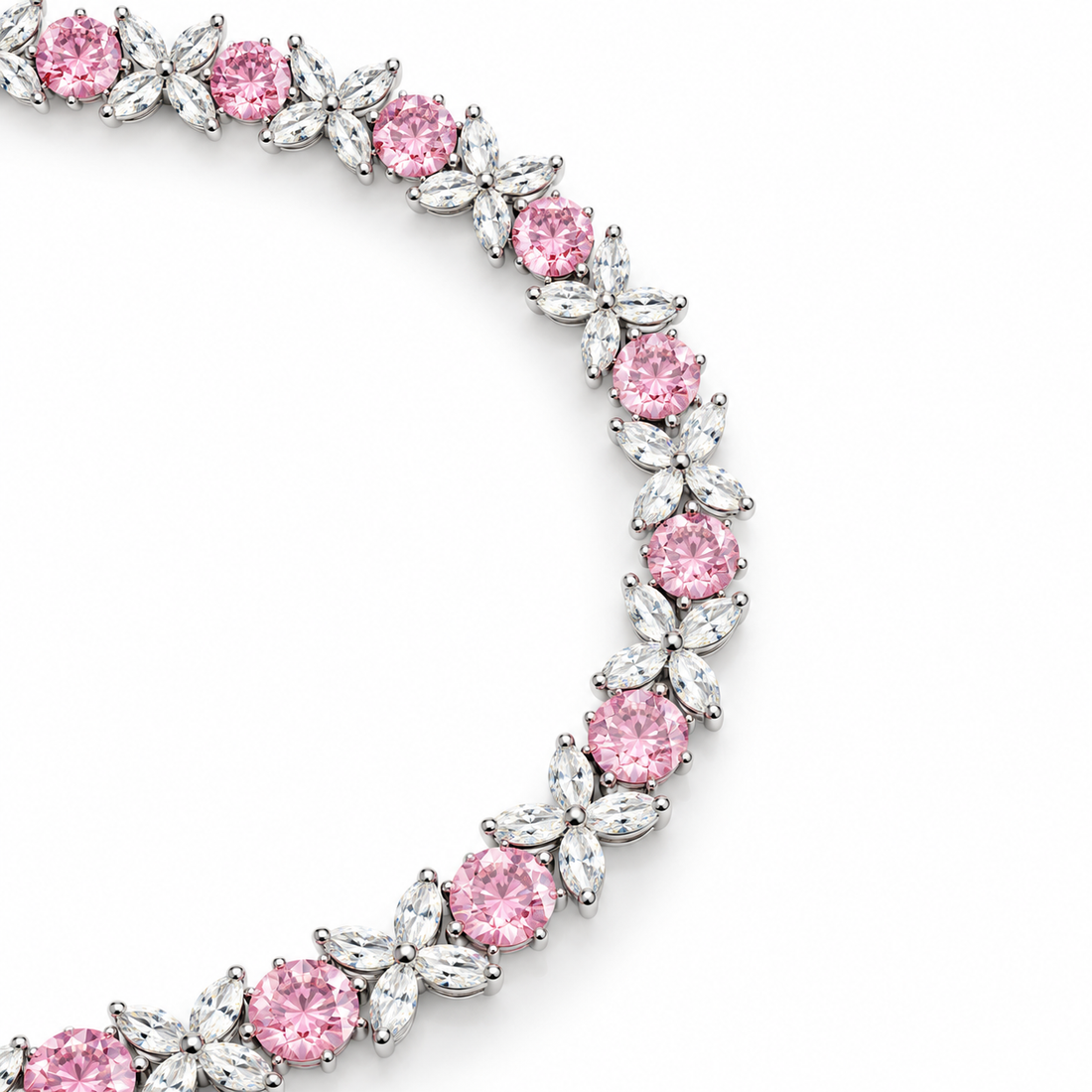 Blush Petal 14K/18K Gold-Plated Floral Bracelet