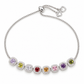 Prismatic Halo 14K/18K Gold-Plated Adjustable Bracelet