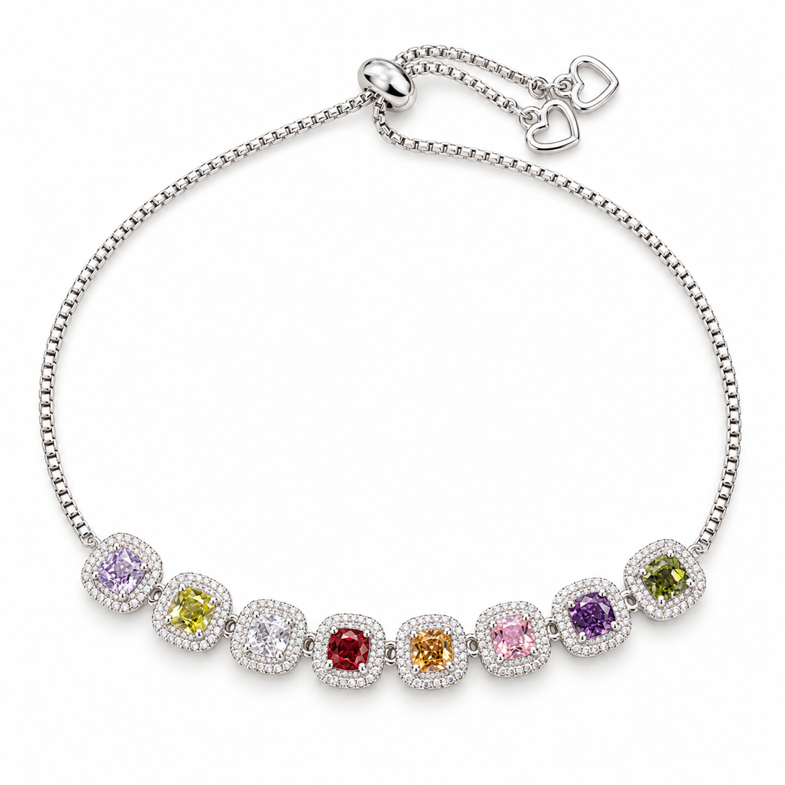 Prismatic Halo 14K/18K Gold-Plated Adjustable Bracelet