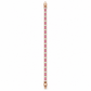 Rosé Radiance 14K/18K Gold-Plated Tennis Bracelet
