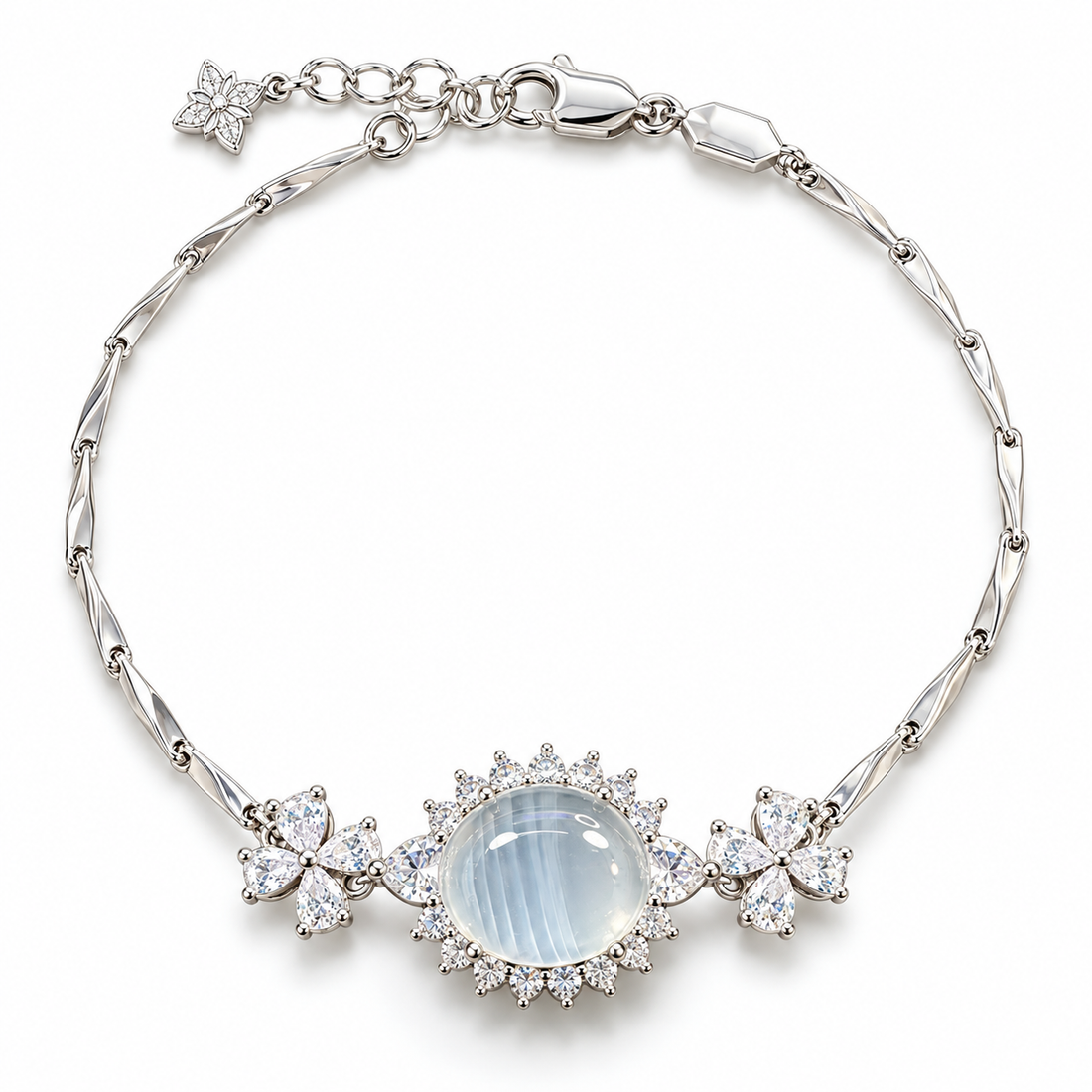 Celeste Bloom 14K/18K Gold-Plated Halo Bracelet