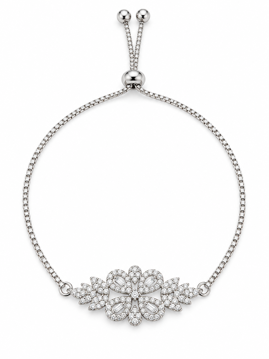 Fleur de Lumière 14K/18K Gold-Plated Floral Bolo Bracelet