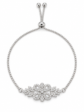 Fleur de Lumière 14K/18K Gold-Plated Floral Bolo Bracelet