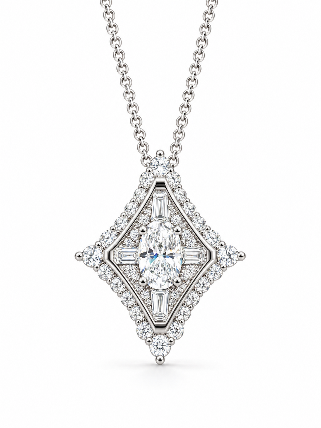 Éclat Royale 14K/18K Gold-Plated Pendant Necklace