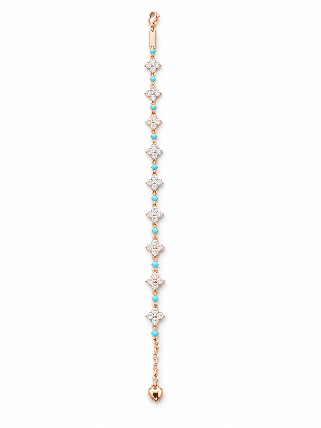 Azure Fleur 14K/18K Gold-Plated Floral Bracelet