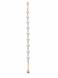 Azure Fleur 14K/18K Gold-Plated Floral Bracelet