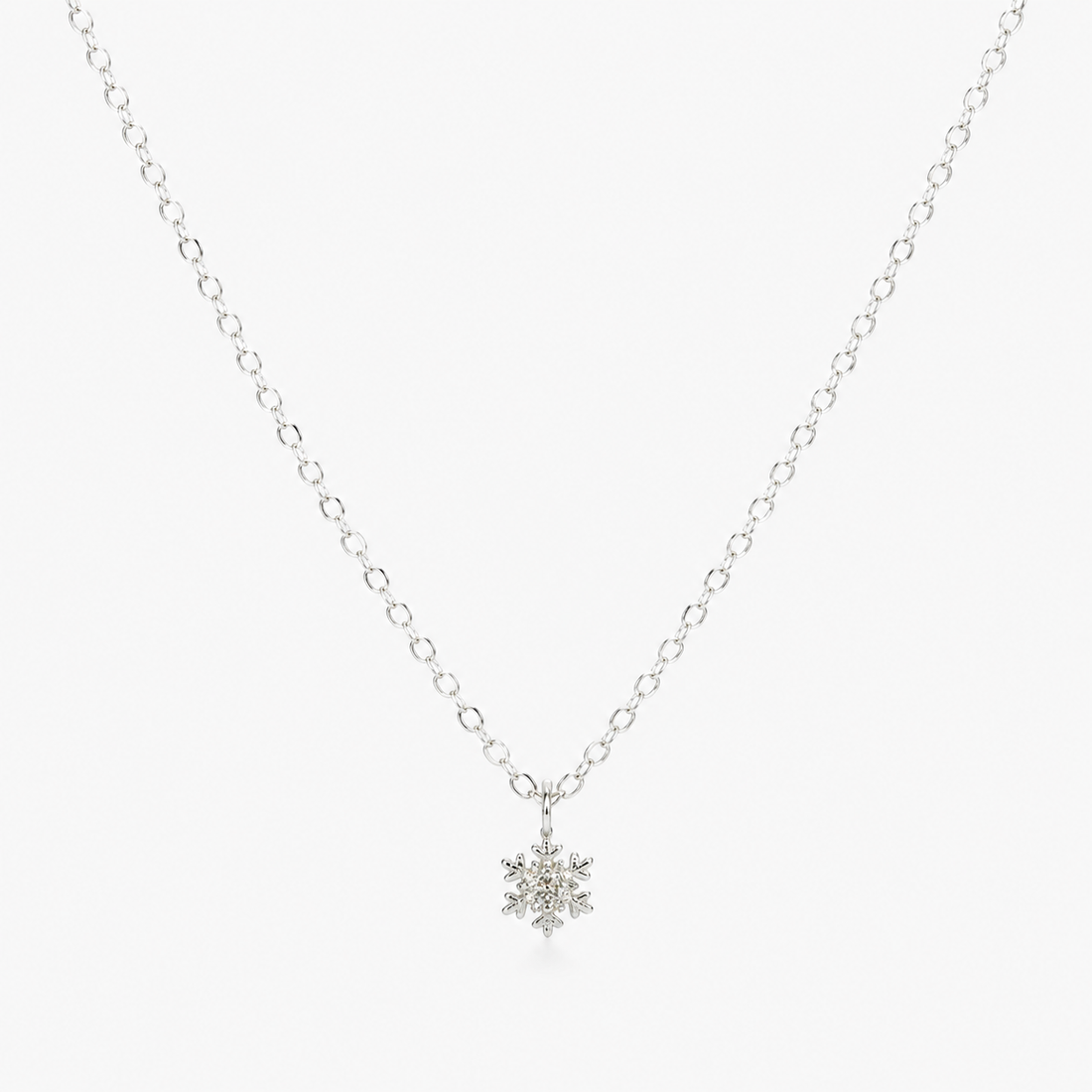 Elegant Snowflake Necklace