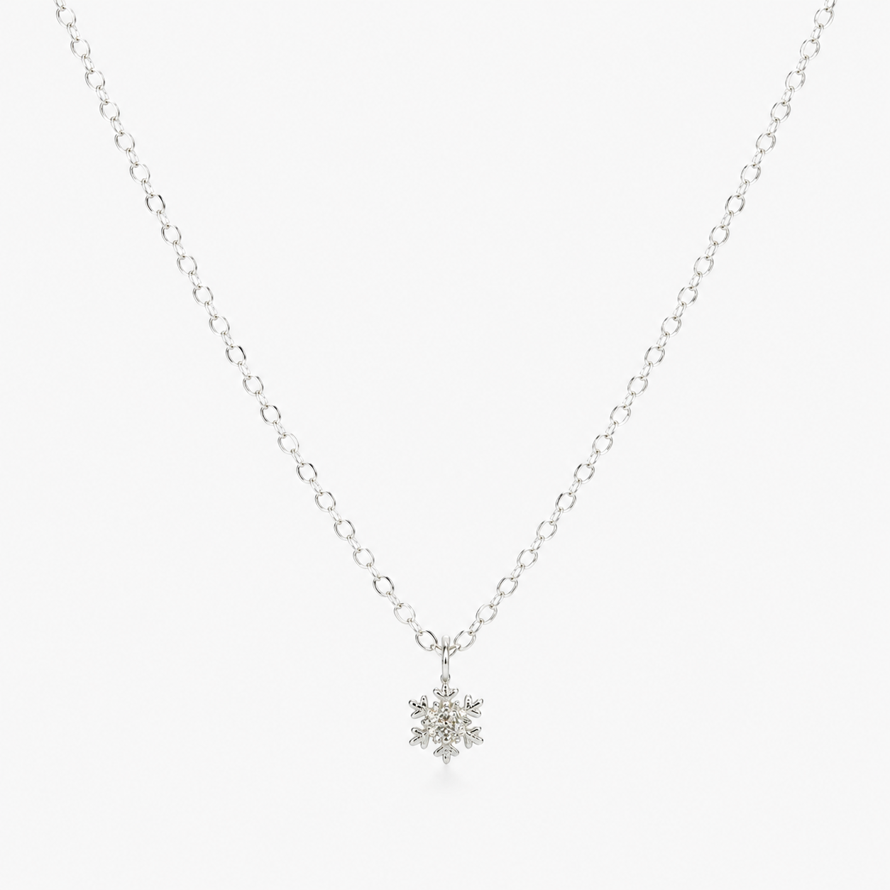Elegant Snowflake Necklace