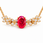 Crimson Fleur 14K/18K Gold-Plated Adjustable Bracelet
