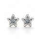Glass Crystal Star Earrings