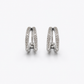 White Zircon Earrings