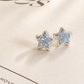 Glass Crystal Star Earrings