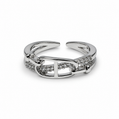 Elegant Silver-Tone Ring