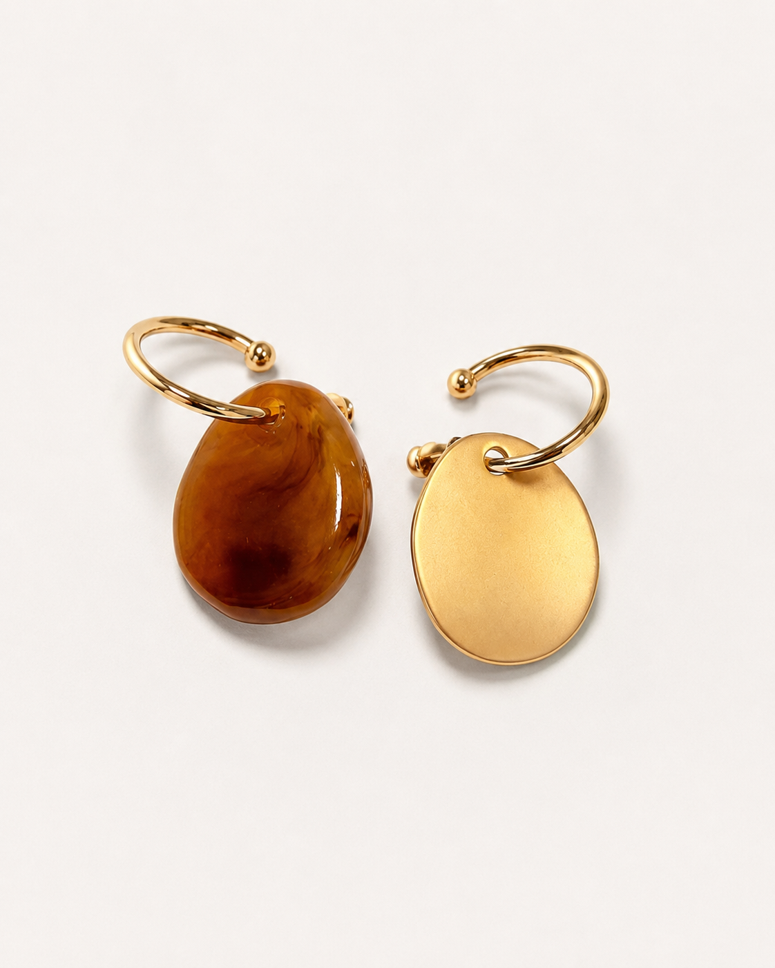 Brown Pair Of Silver Needles