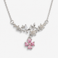 Classic Pink Lace Chain Necklace