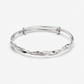 Classic Elegant Silver-Tone Bracelet