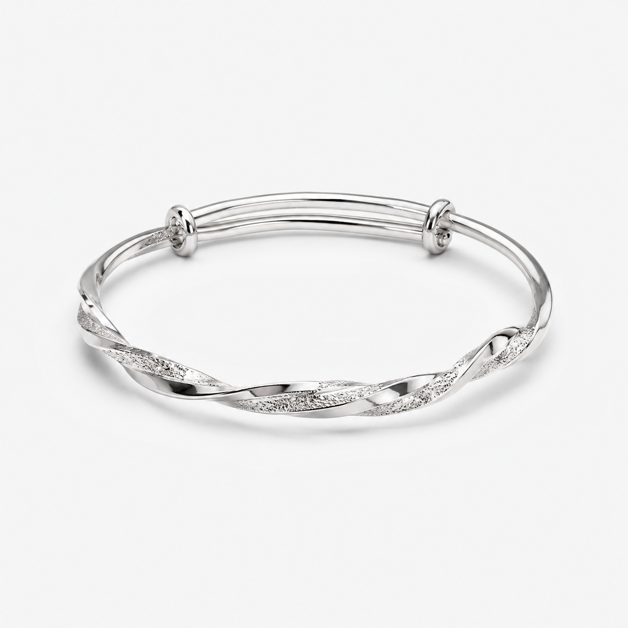 Classic Elegant Silver-Tone Bracelet