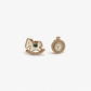 Gold-Tone Zircon Earrings