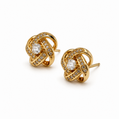 White Zirconia Earrings
