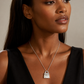 White Pearl Lace Necklace