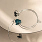 Blue Stone Minimal Earrings