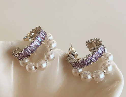 Elegant Pearl Earrings