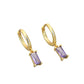 Minimalist Zircon Earrings