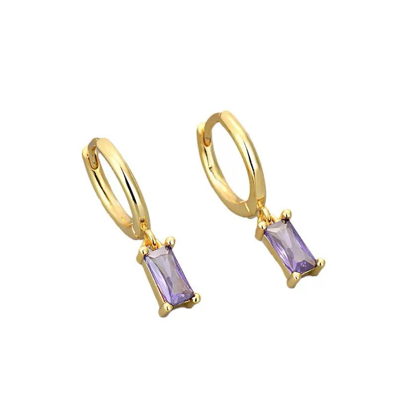 Minimalist Zircon Earrings