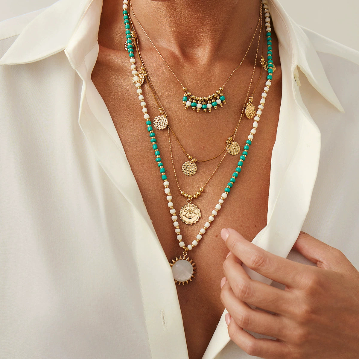 Bohemian Sun Necklace